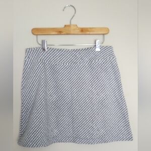 Athleta Skort - Grey White Plaid - Medium - VGUC